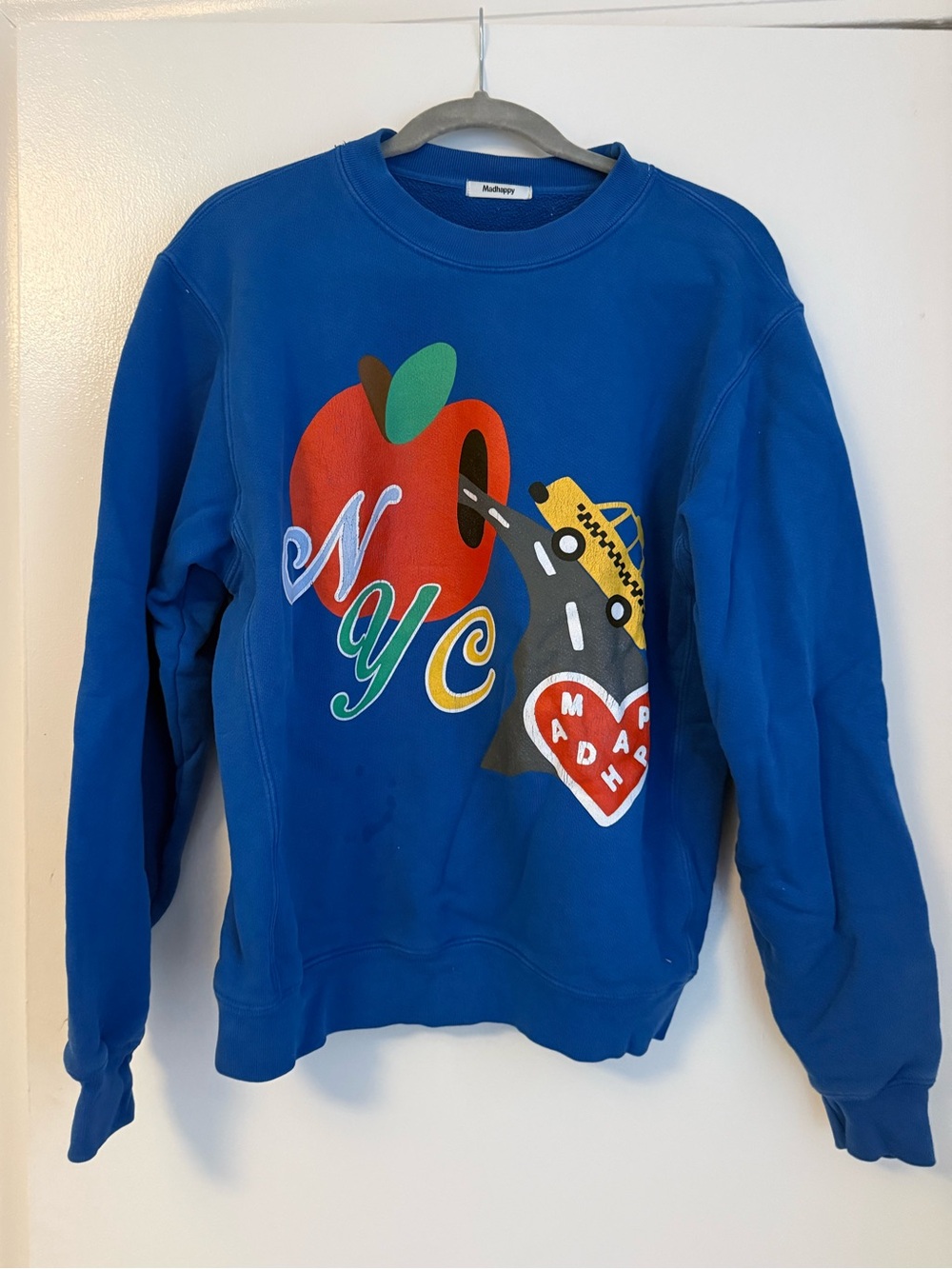 Madhappy- Blue Graphic NYC Sweatshirt